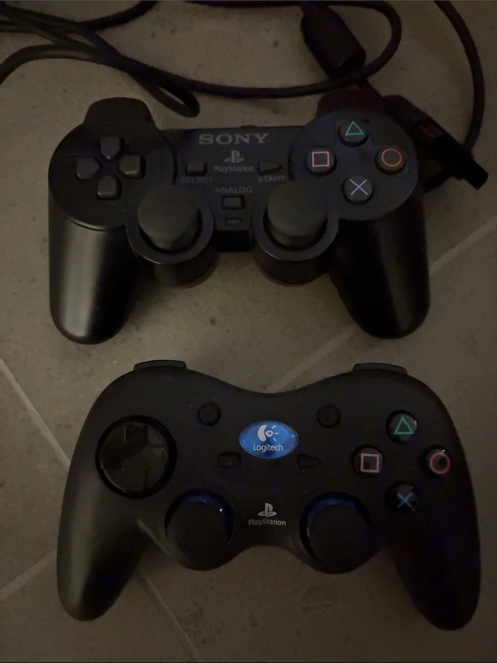 Sony PlayStation 2 Slim — Black Console with Dual Memory Cards